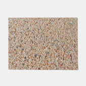 Schöner Sand wenn tropischer Strand Fußmatte (Vorderseite)