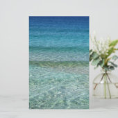 Schöner Sandstrand Briefpapier (Stehend Vorderseite)