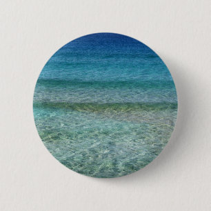 Schöner Sandstrand Button