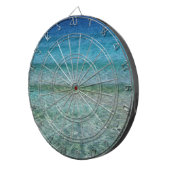 Schöner Sandstrand Dartscheibe (Vorderseite rechts)