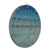 Schöner Sandstrand Dartscheibe (Vorderseite Links)