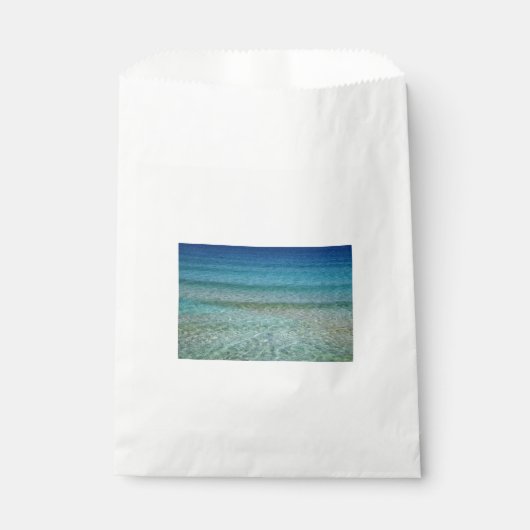 Schöner Sandstrand Geschenktütchen (Vorderseite)