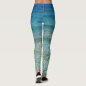 Schöner Sandstrand Leggings (Rückseite)