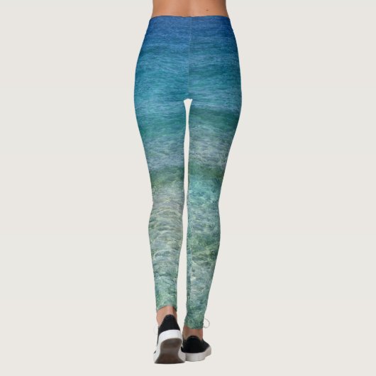 Schöner Sandstrand Leggings (Rückseite)