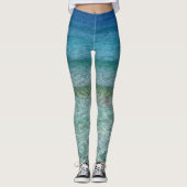 Schöner Sandstrand Leggings (Vorderseite)