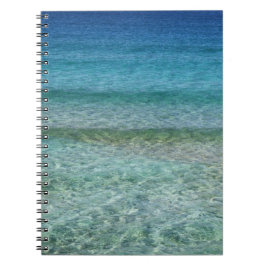 Schöner Sandstrand Notizblock