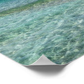 Schöner Sandstrand Poster (Ecke)