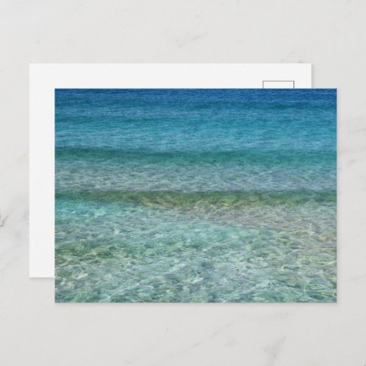 Schöner Sandstrand Postkarte (Vorne/Hinten)