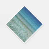 Schöner Sandstrand Serviette (Ecke)