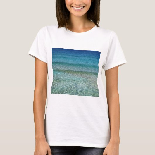 Schöner Sandstrand T-Shirt (Vorderseite)