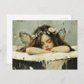 Schöner Schlaf im Vintagen Bad Postkarte (Vorne/Hinten)