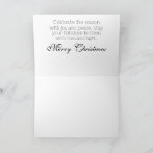 Schöner Schlafengel Feiertagskarte (Innenseite)