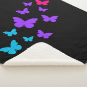 Schöner Schmetterling Androgynous Pride Design Sherpadecke (3/4)