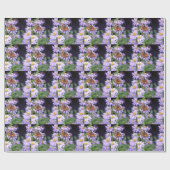 Schöner Schmetterling auf Blume Geschenkpapier (Flach)