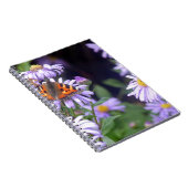 Schöner Schmetterling auf Blume Notizblock (Rechte Seite)