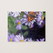 Schöner Schmetterling auf Blume Puzzle (Horizontal)