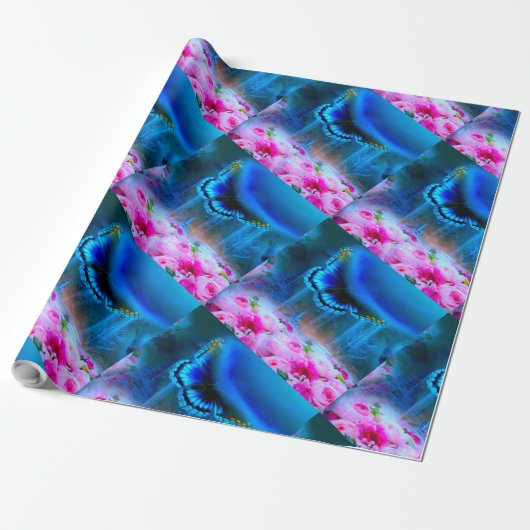 schöner Schmetterling BUE Geschenkpapier (Ungerollt)