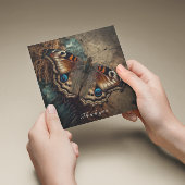 Schöner Schmetterling, der seine Flügel ausbreitet