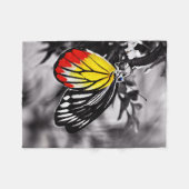 Schöner Schmetterling Fleecedecke (Vorderseite (Horizontal))