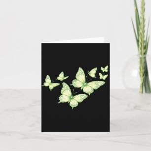 Schöner Schmetterling Grüner Schmetterling Liebhab Karte