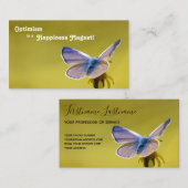 Schöner Schmetterling mit motivierend Zitat Visitenkarte (Vorne/Hinten)