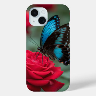 Schöner Schmetterling Rote Rose - Case-Mate iPhone Hülle