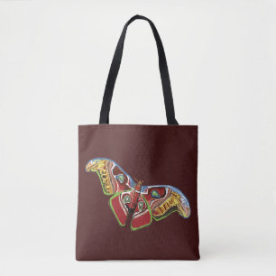 Schöner Schmetterling Tasche