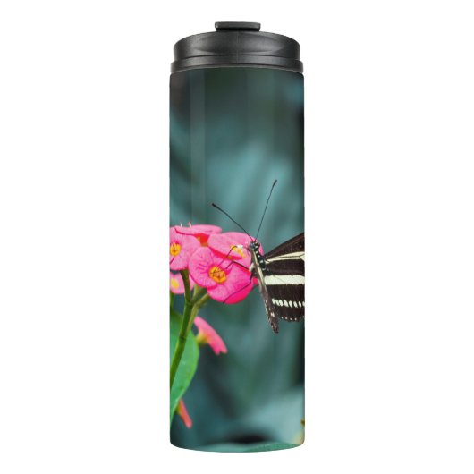 Schöner Schmetterling Thermosbecher (Vorderseite)