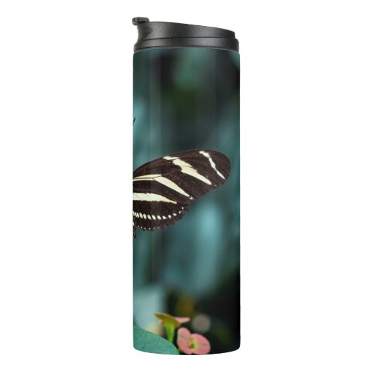 Schöner Schmetterling Thermosbecher (Nach rechts gedreht)