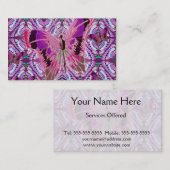Schöner Schmetterling Visitenkarte (Vorne/Hinten)