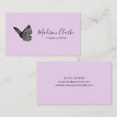 Schöner Schmetterling Visitenkarte (Vorne/Hinten)