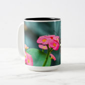 Schöner Schmetterling Zweifarbige Tasse (Vorderseite Links)