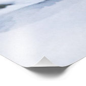 Schöner Schneeleopard Fotodruck (Ecke)