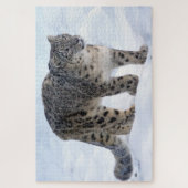 Schöner Schneeleopard Puzzle (Vertikal)