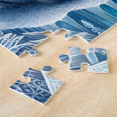Schöner Schneewhisser Tiger Puzzle (Seite)