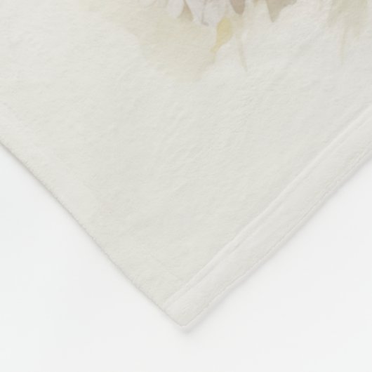 Schöner Schokolade-Labrador Fleecedecke (Ecke)