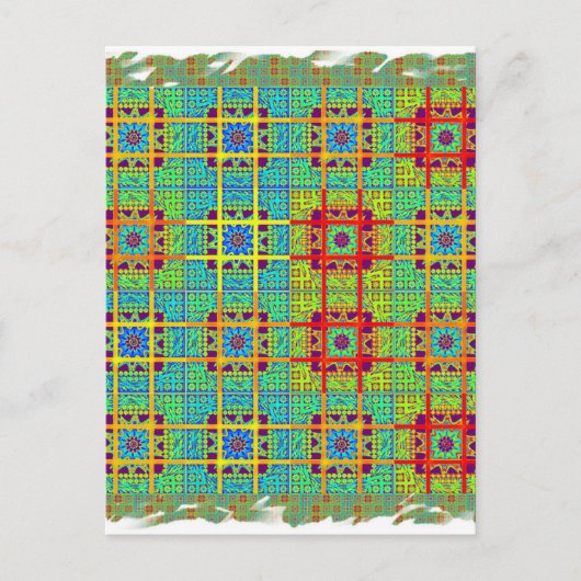 Schöner, schöner südafrikanischer Stammesvektor Postkarte (Vorderseite)