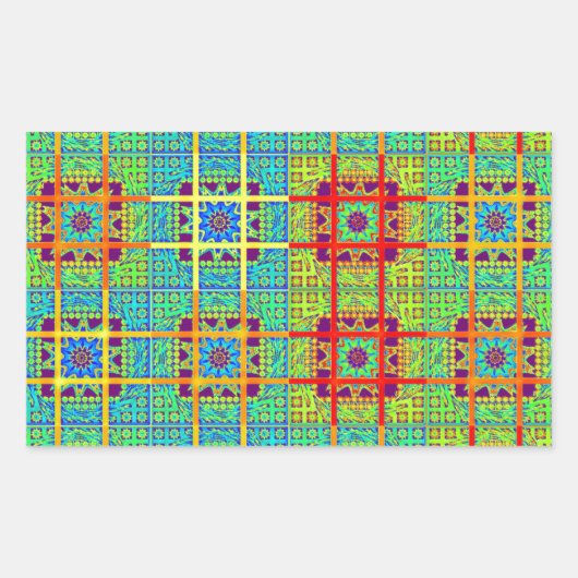 Schöner, schöner südafrikanischer Stammesvektor Rechteckiger Aufkleber (Vorderseite)