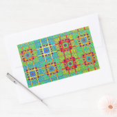 Schöner, schöner südafrikanischer Stammesvektor Rechteckiger Aufkleber (Umschlag)