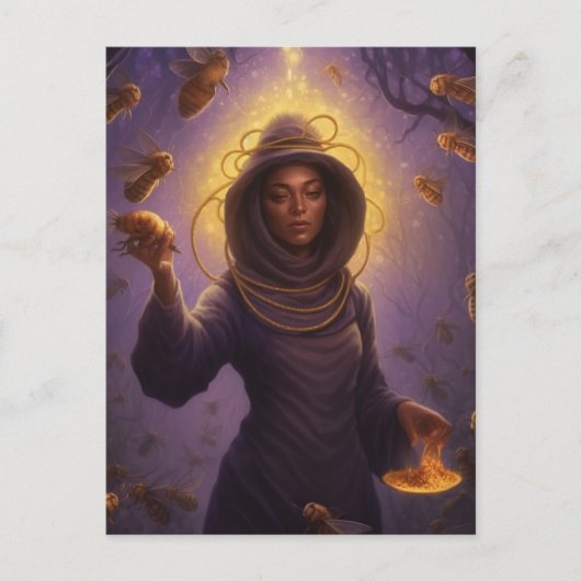 Schöner Schutz der Honigbienen Postkarte (Vorderseite)