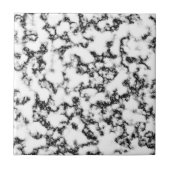 Schöner Schwarz-weißer Marmorstein - einzigartig Fliese (Vorderseite)