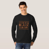 Schöner schwarzer Opa African Pride Black Histor T-Shirt (Vorne ganz)