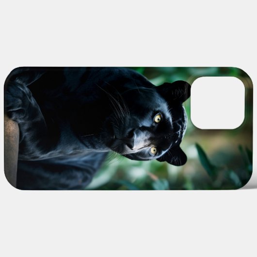 Schöner Schwarzer Panther Case-Mate iPhone Hülle (Rückseite (Horizontal))
