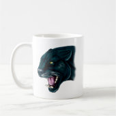 Schöner schwarzer Panther Kaffeetasse (Links)