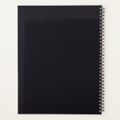 Schöner Schwarzer Rose Garten Planer (Rückseite)