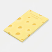 Schöner Schweizer Käse Fancious Personalisiert Post-it Klebezettel (angewinkelt)