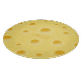 Schöner Schweizer Käse Whimsical Personalizable Schneidebrett (Ecke)