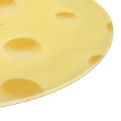 Schöner Schweizer Käse Whimsical Personalizable Schneidebrett (Ecke)