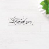 Schöner Script-Schriftart Vielen Dank für Ihr Inte (Schreibtisch)