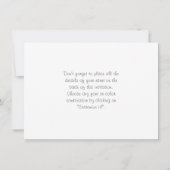 Schöner See am Sonnenuntergang Einladung (Rückseite)